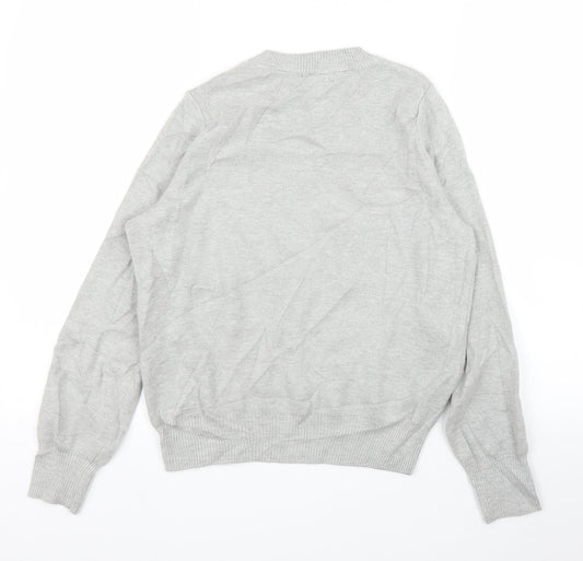 Womens UK Size 6 Topshop Grey Pullover Jumper