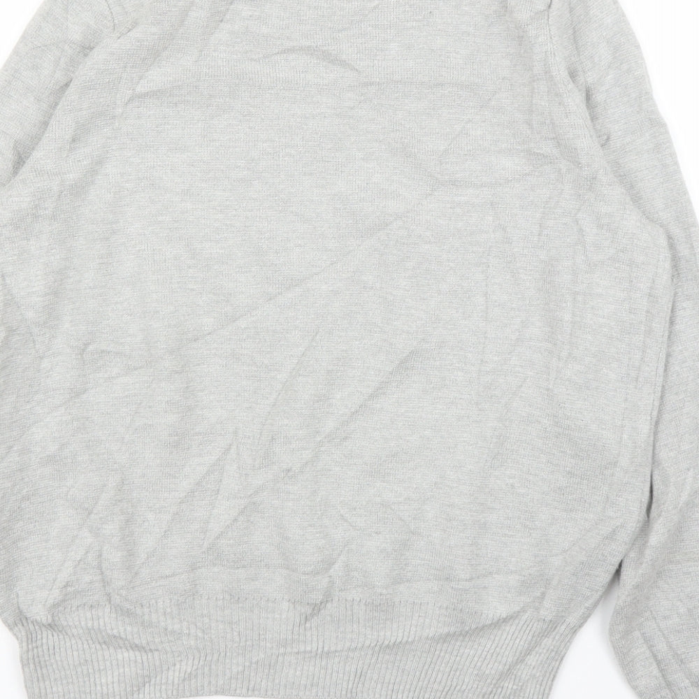 Womens UK Size 6 Topshop Grey Pullover Jumper