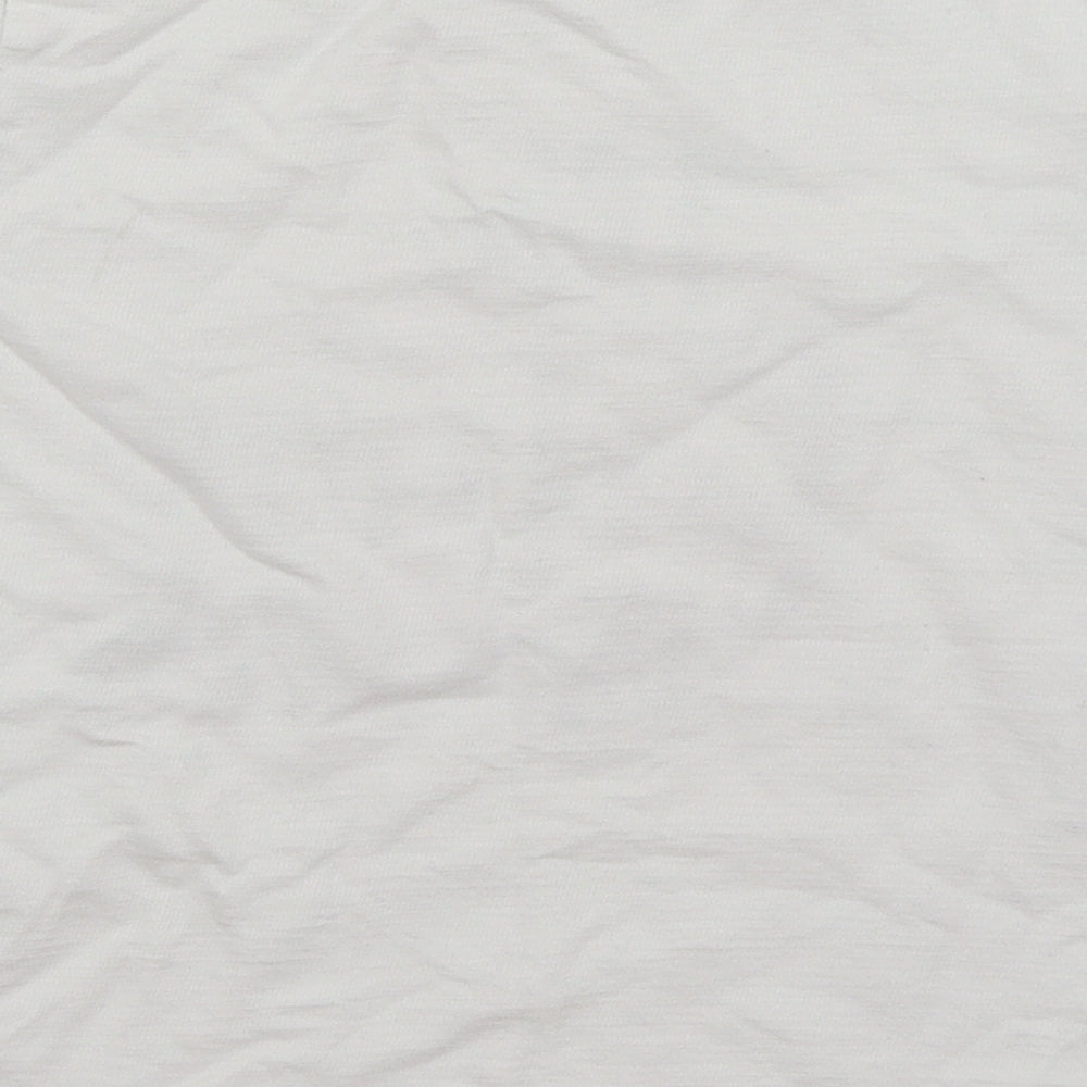 F&F Girls White Basic T-Shirt Size 10-11 Years - The Future is Ours