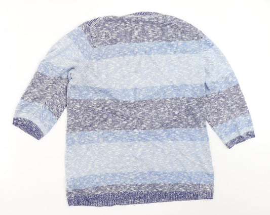 Damart Womens Blue Pullover Jumper Size 14