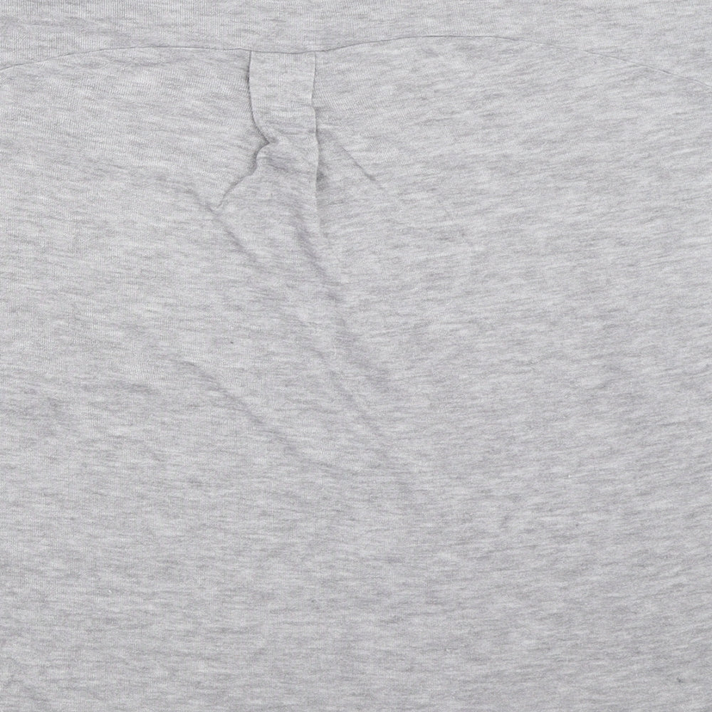 Womens UK Size 8 Atmosphere Grey Basic T-Shirt