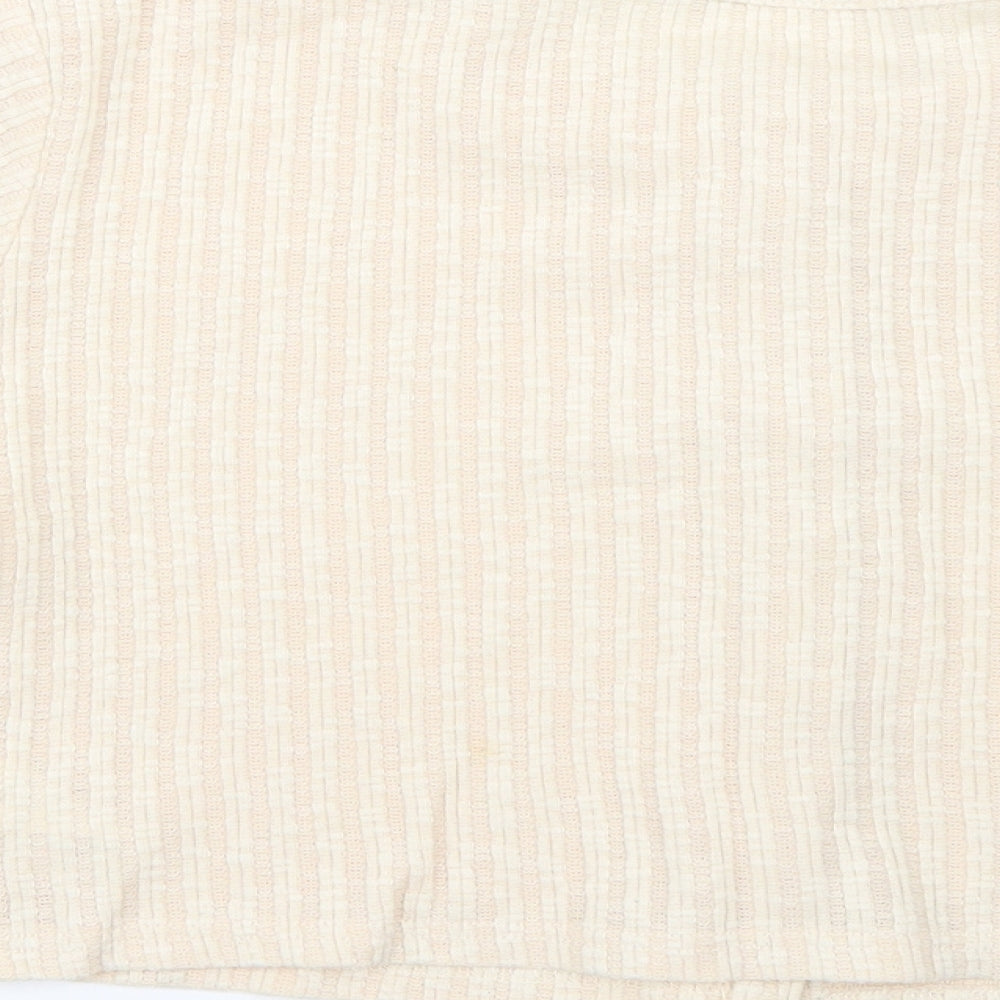 Womens UK Size 14 Fashion Union Beige Cardigan Jumper