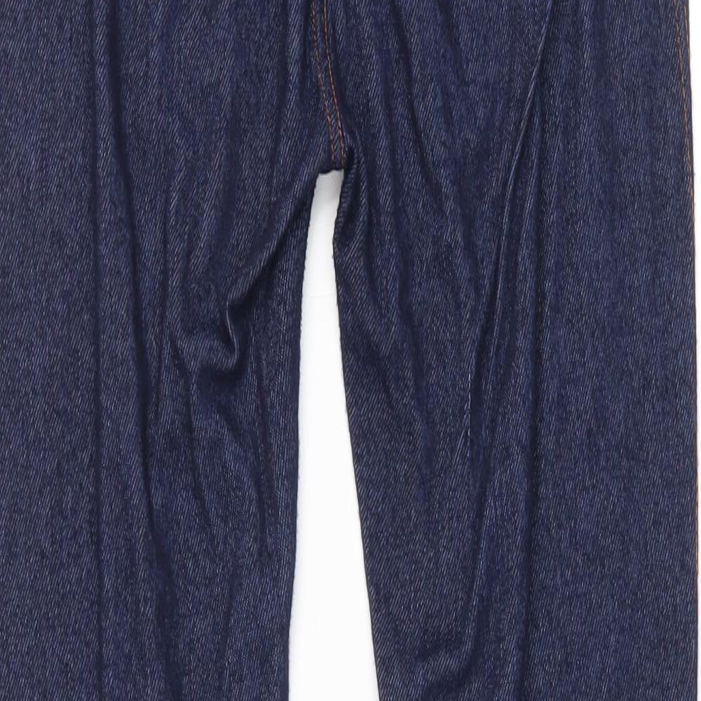 Womens UK Size 2XL Preworn Regular Fit Jegging Blue Trousers