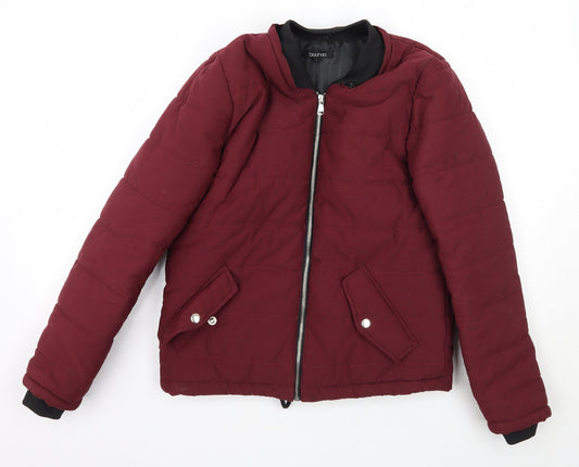 Womens UK Size S Boohoo Purple Jacket