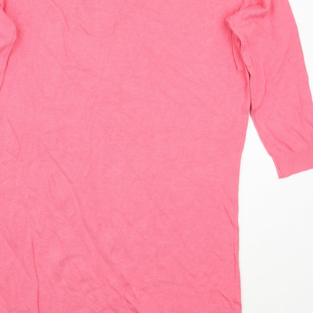 Womens UK Size 12 TG Pink Pullover Jumper