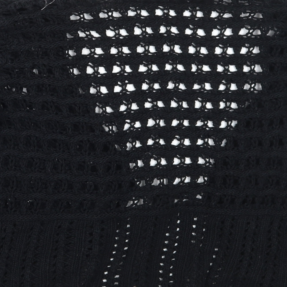 Womens UK Size M Gorgeous Black Cardigan Jumper