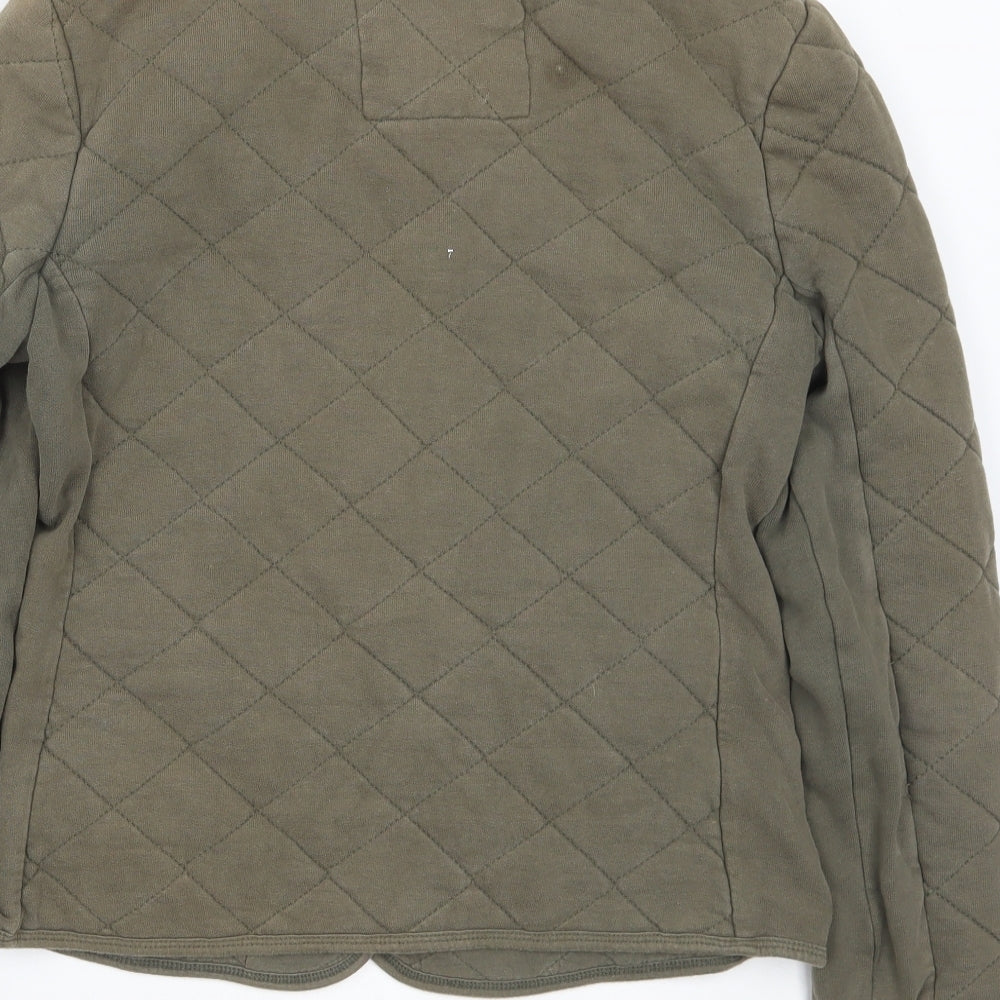 Blonde & Blonde Womens Green Jacket Coat Size 10