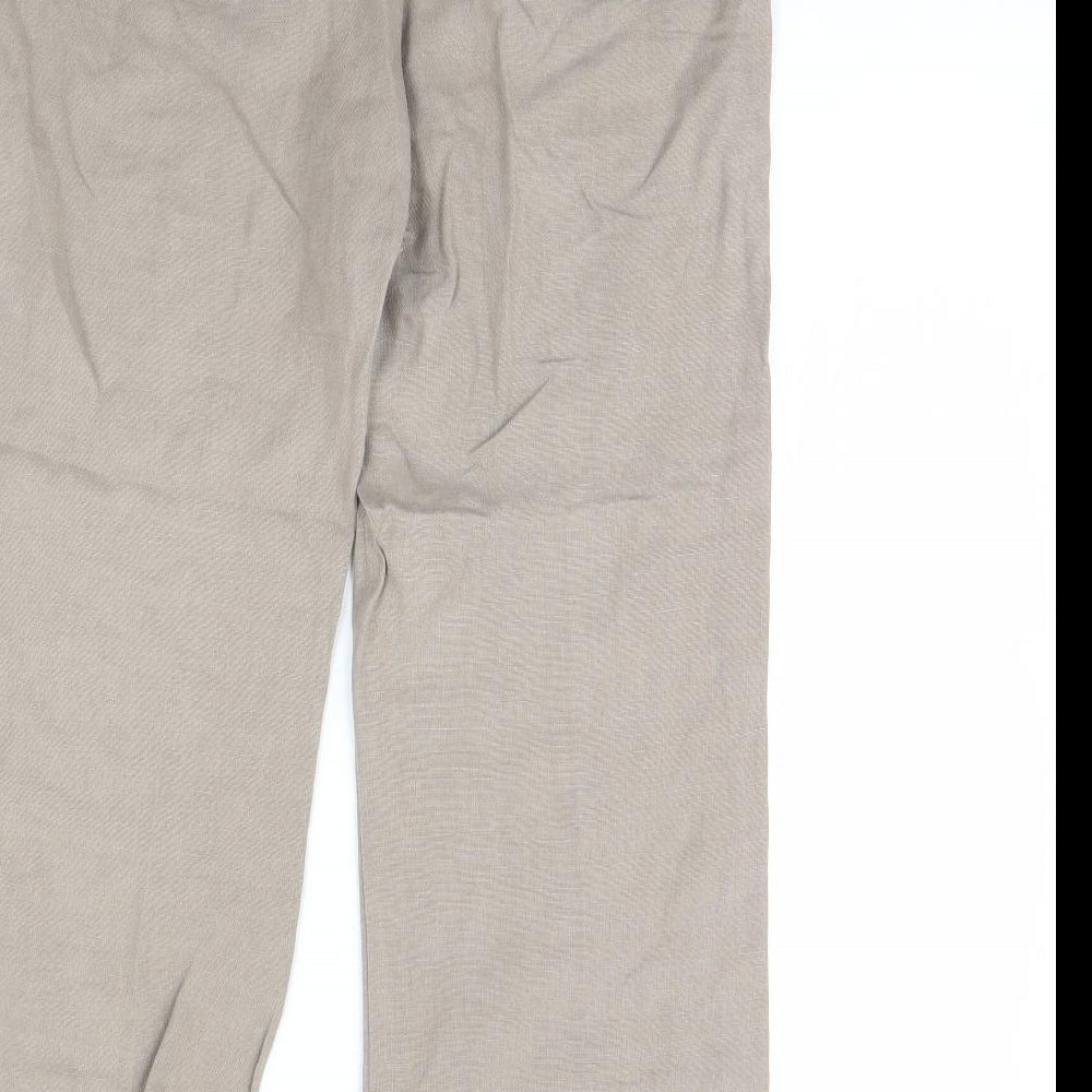 CC Womens Beige Trousers Size 12 L30 in