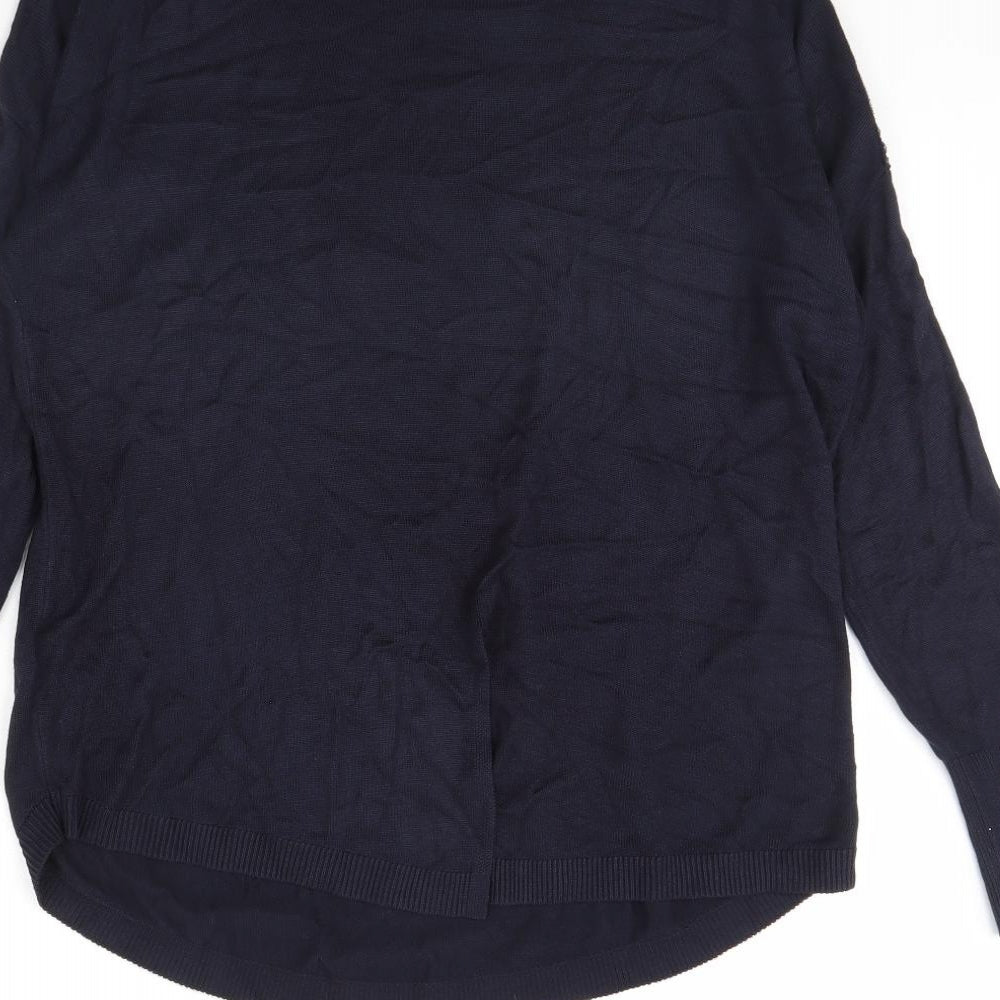 Womens UK Size S Oasis Blue Pullover Jumper