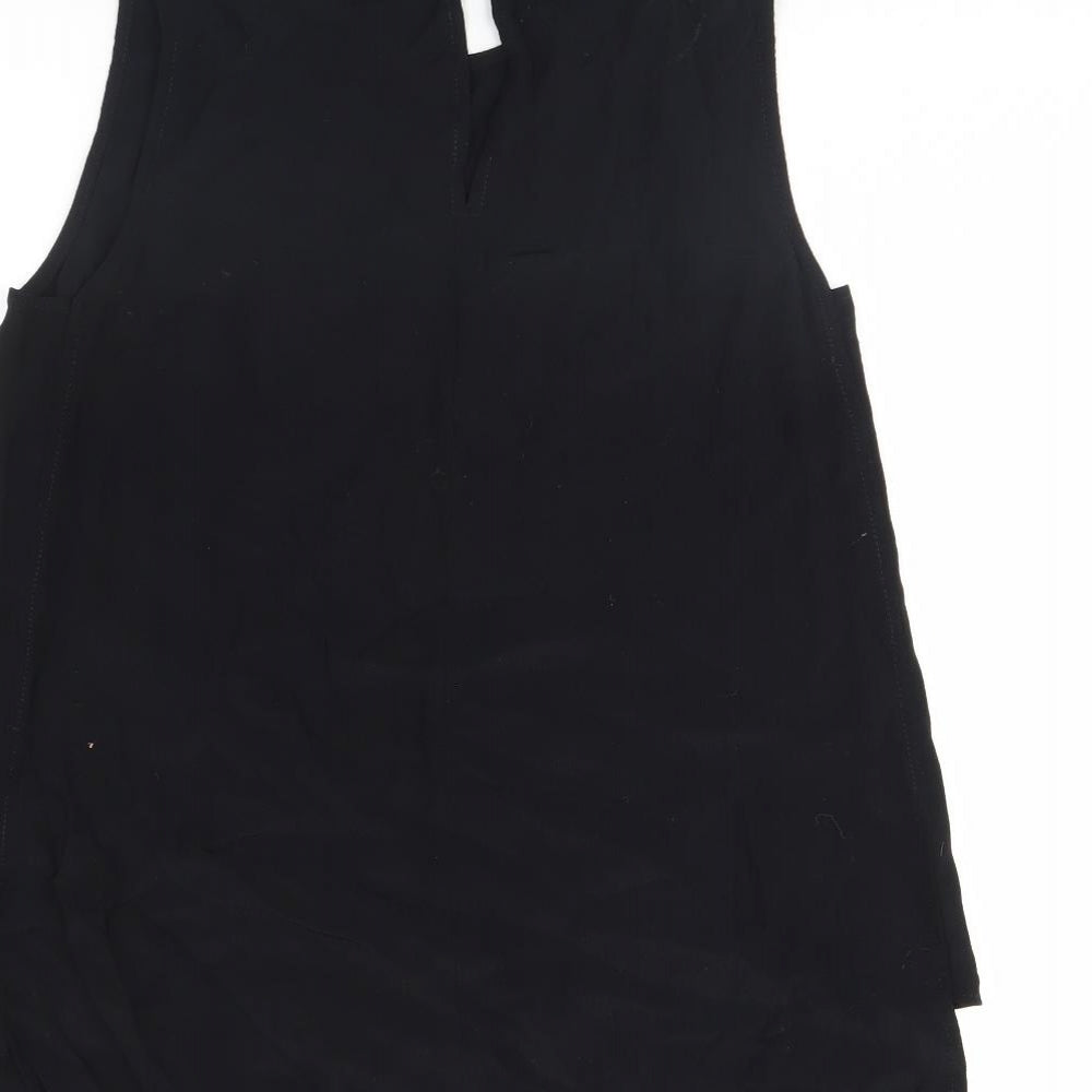 Womens UK Size 10 Warehouse Black Basic Tank