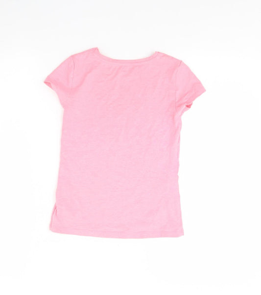 St Bernard Girls Pink Basic T-Shirt Size 8 Years