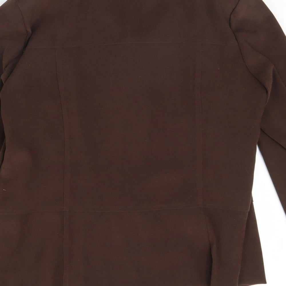 Roman Womens Brown Jacket Size 16 - Shoulder Pads