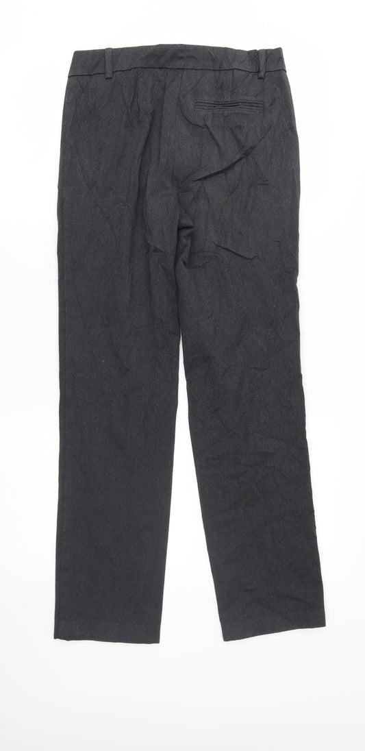 M&S Womens Grey Trousers Size 6 L27 in
