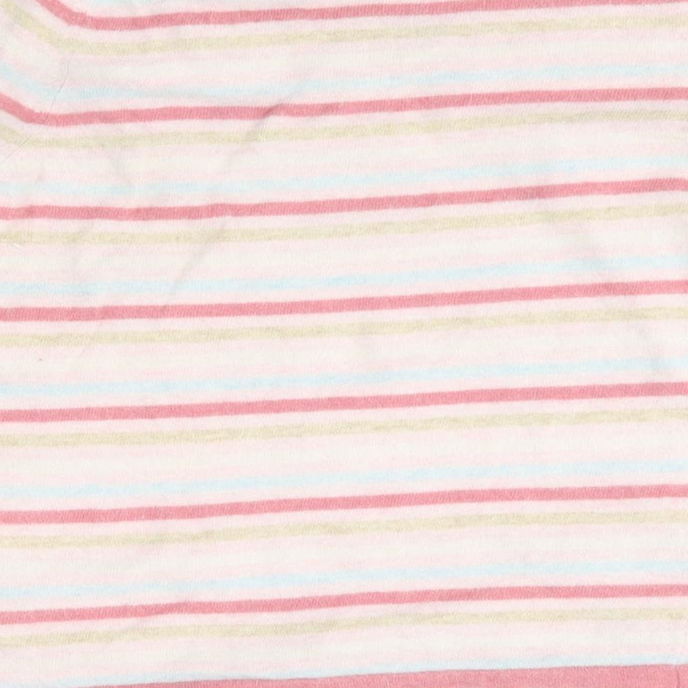 George Womens Pink Striped Pullover Jumper Size 14