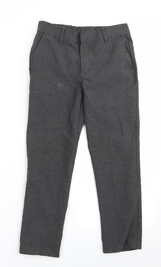 Marks and Spencer Boys Grey Dress Pants Trousers Size 7-8 Years