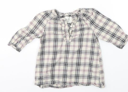 H&M Girls Multicoloured Check A-Line Size 3-6 Months