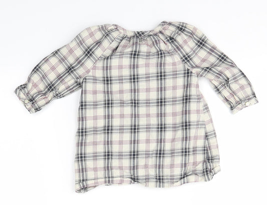 H&M Girls Multicoloured Check A-Line Size 3-6 Months