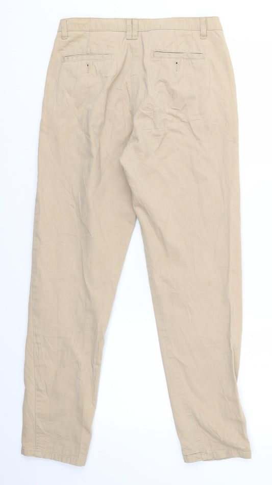 Jodhpur Mens Beige Chino Trousers Size 36 in L28 in