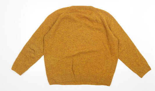 Womens UK Size XL Matalan Yellow Pullover Jumper