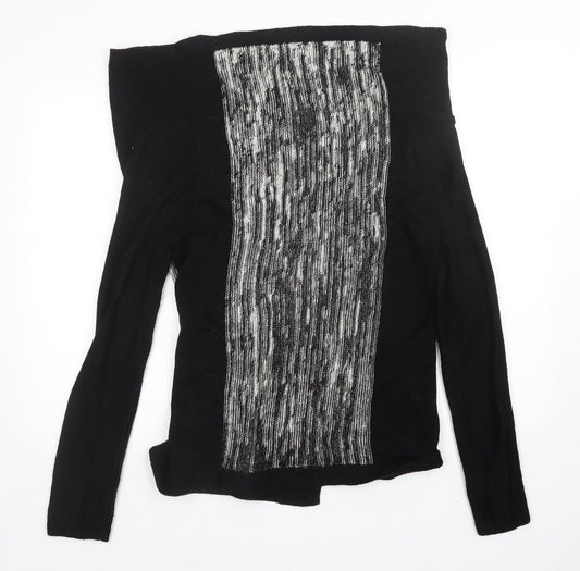 George Womens Multicoloured Striped Wrap Jumper Size 14