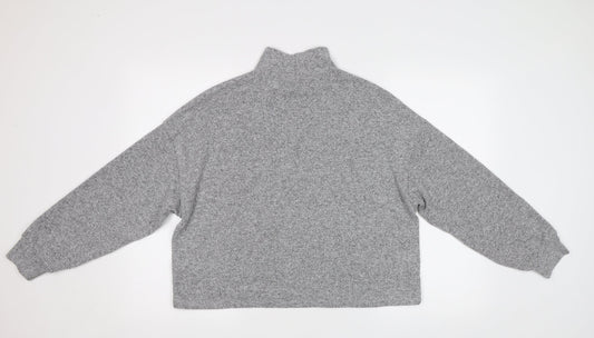 Womens UK Size S New Look Grey Pullover Jumper