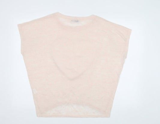 Womens UK Size M Quiz Pink Pullover Jumper