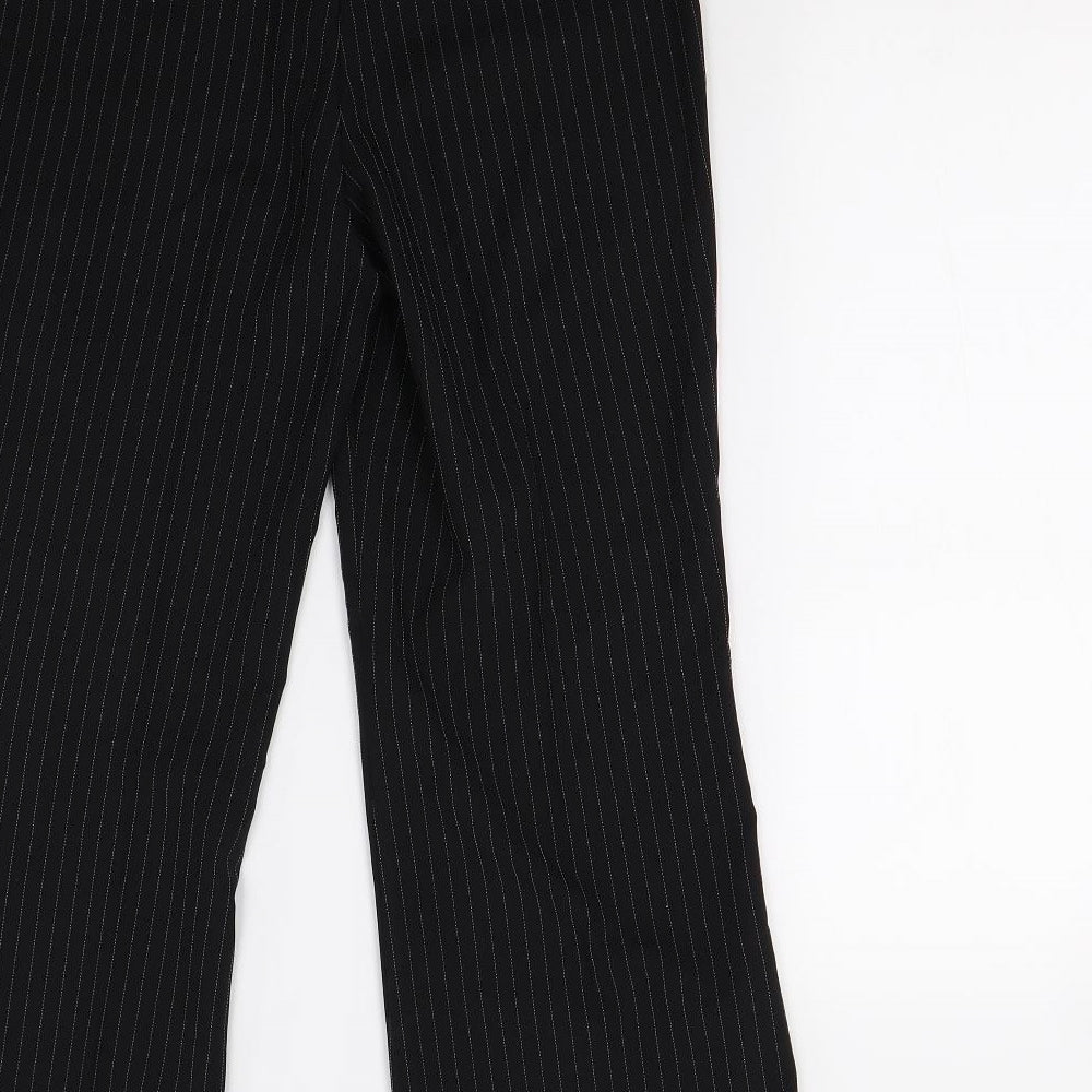 Womens UK Size 10 Evie Regular Fit Black Trousers