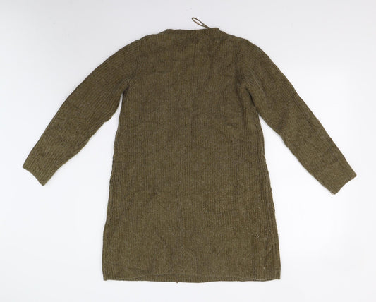 Womens UK Size 10 Topshop Green Pullover Jumper