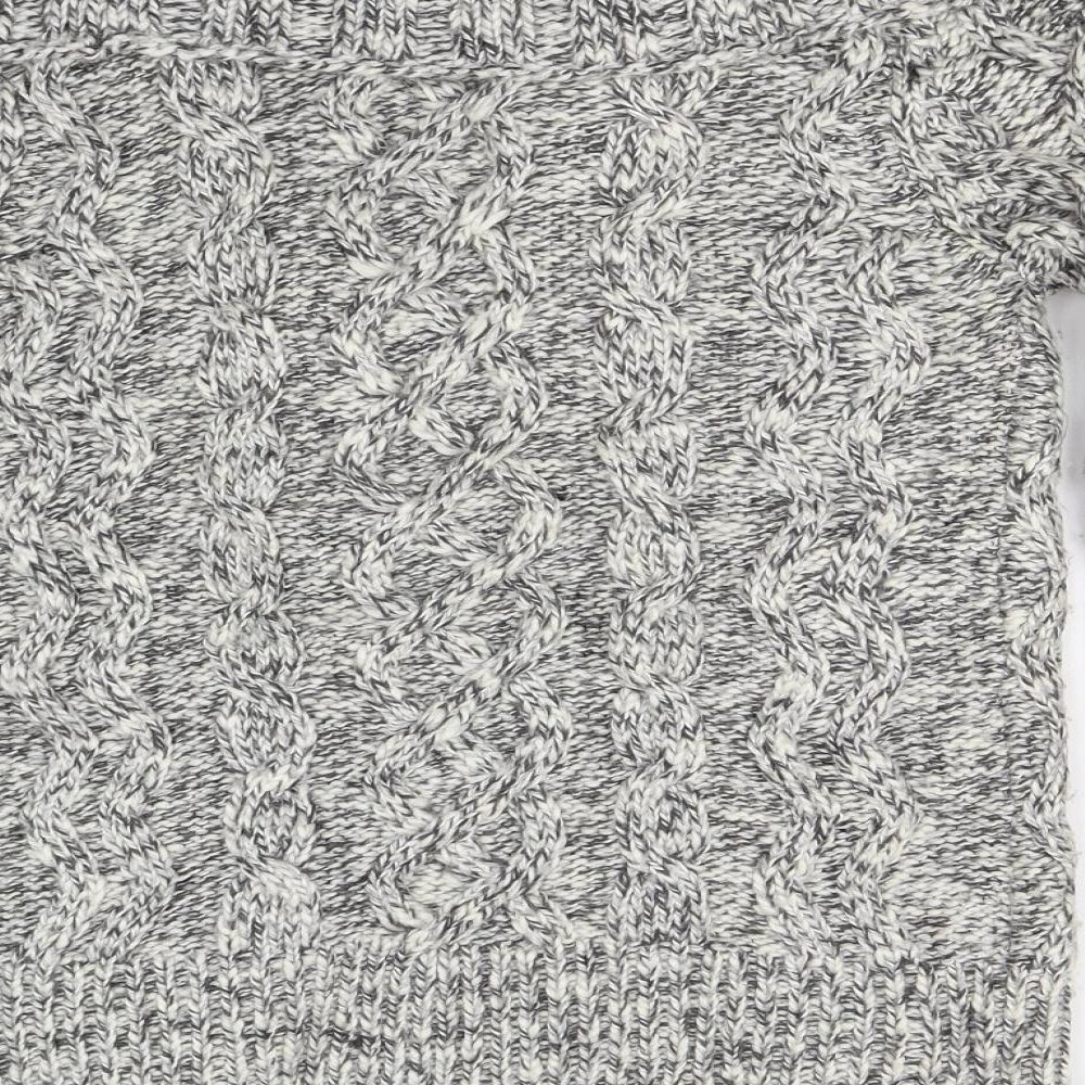 Womens UK Size S NEXT Grey Cardigan Jumper