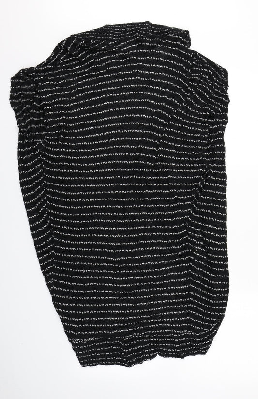 Womens UK Size S Silence + Noise Black Cape Jumper