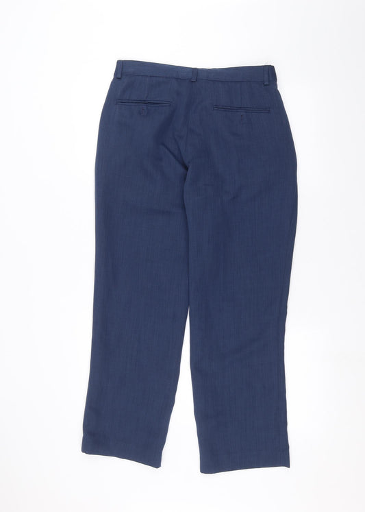 Cotton Traders Mens Blue Trousers Size 32 in L29 in