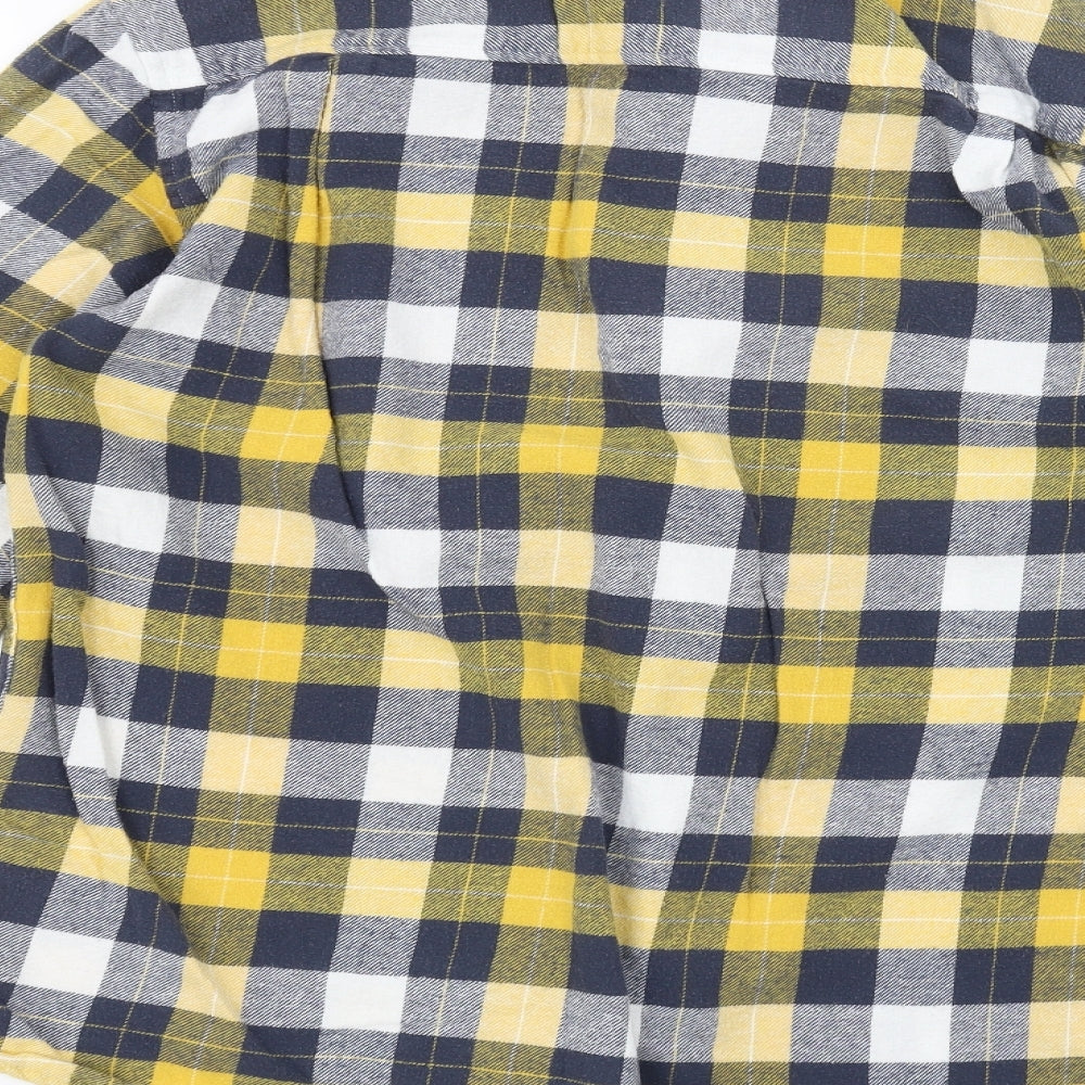 Mens UK Collar Size M Atlas Smart Yellow Dress Shirt