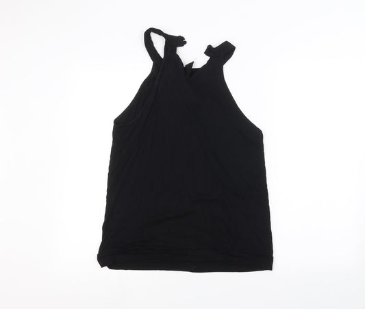 Womens UK Size 14 NEXT Black Basic T-Shirt