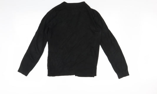 Tissani Womens Black Cardigan Jumper Size M