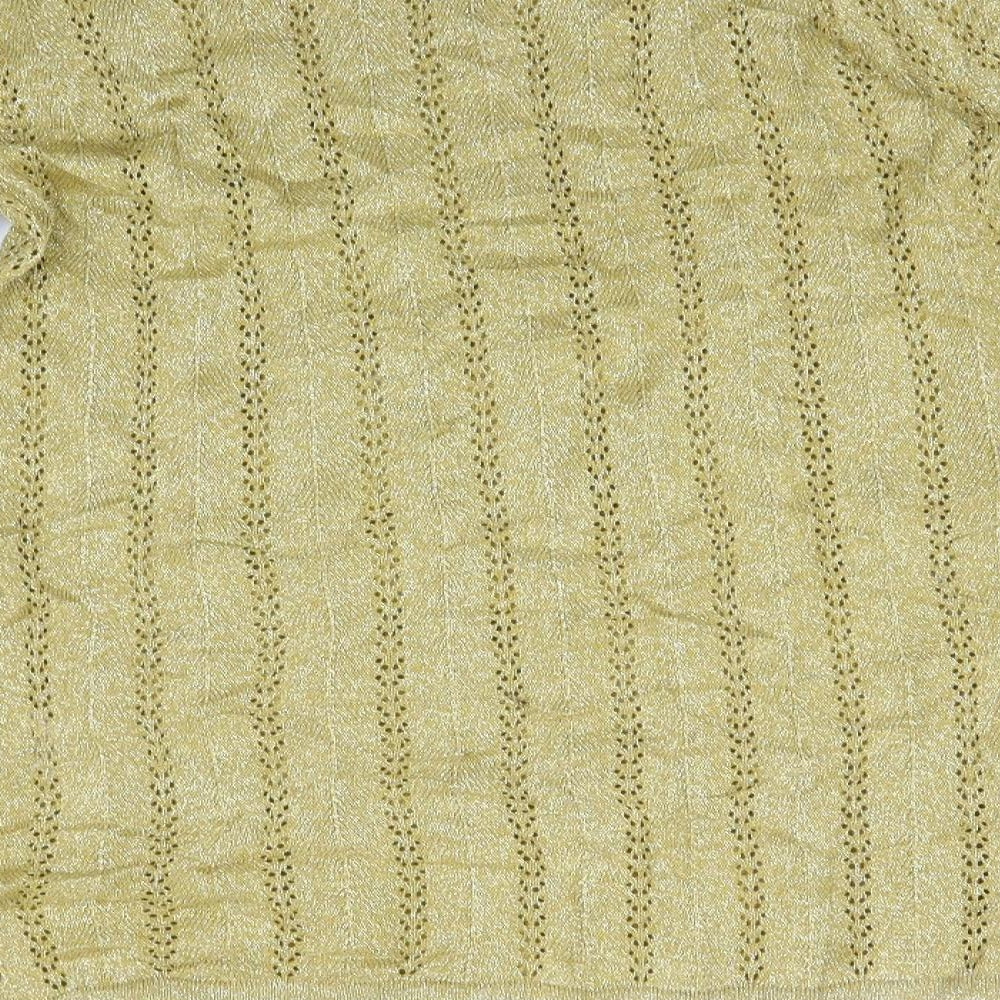 Marks and Spencer Womens Gold A-Line Size 12