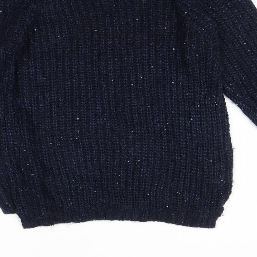 Womens UK Size 8 NEXT Blue Pullover Jumper