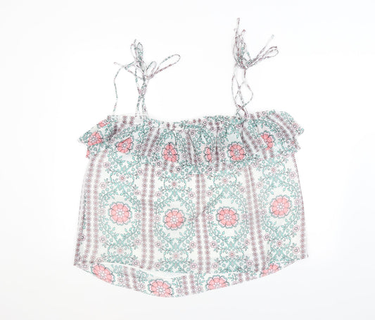 George Womens Multicoloured Floral Basic Blouse Size 18