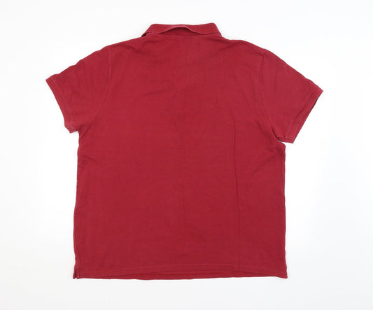 Nutmeg Mens Red    Polo Size XL