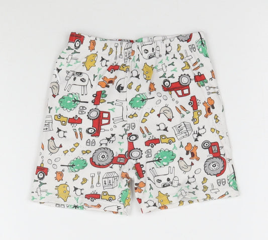 George Baby Multicoloured Jogger Leggings Size 9-12 Months - Farm Animals