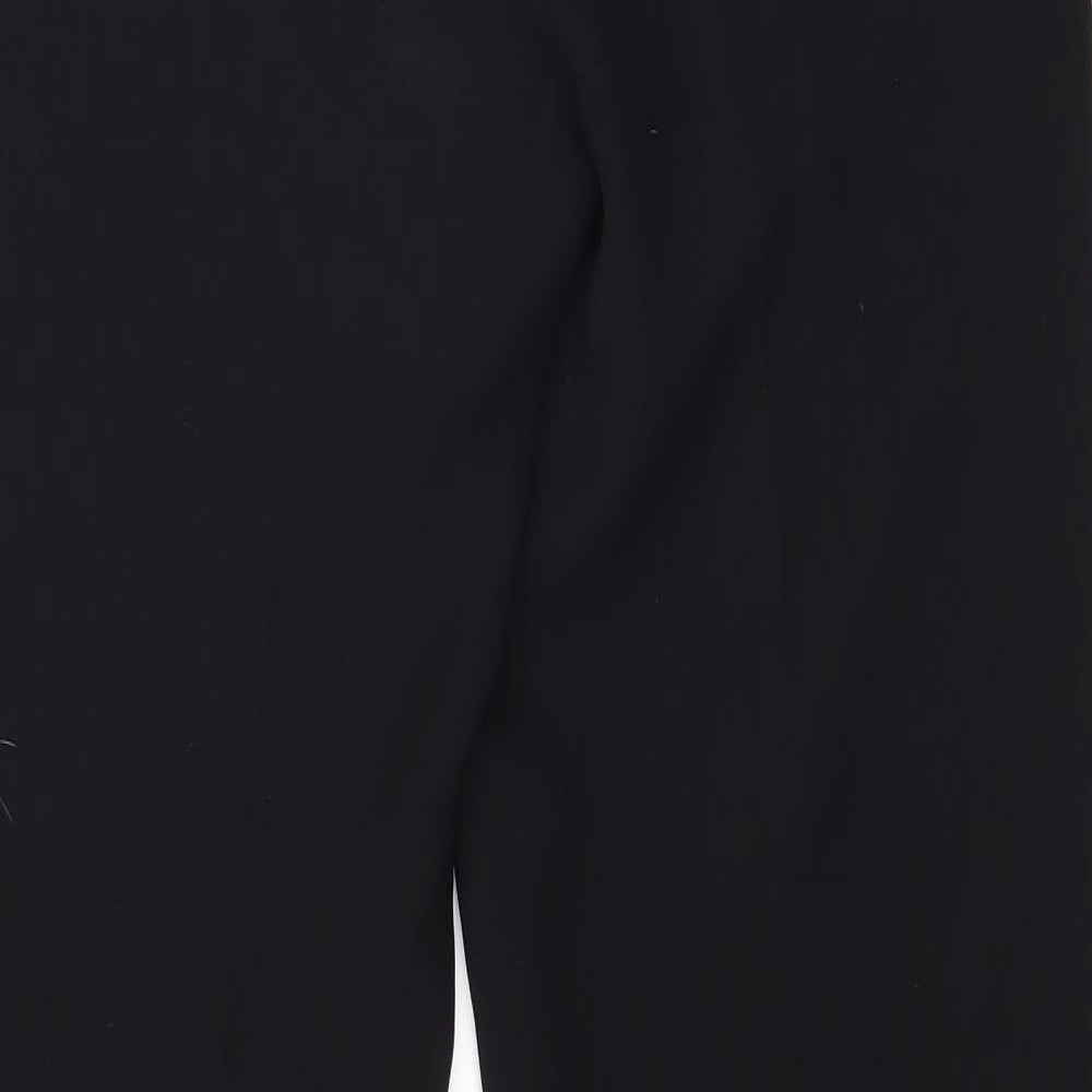 Womens UK Size 10 Principles Regular Fit Black Trousers