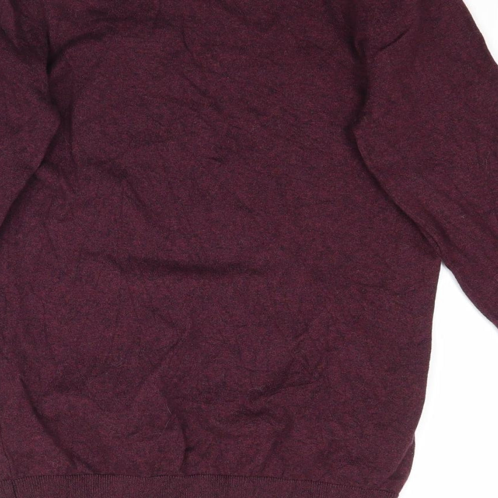 NEXT Mens Purple Knit Pullover Jumper Size XS