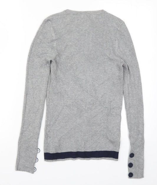 Womens UK Size 12 NEXT Grey Pullover Jumper