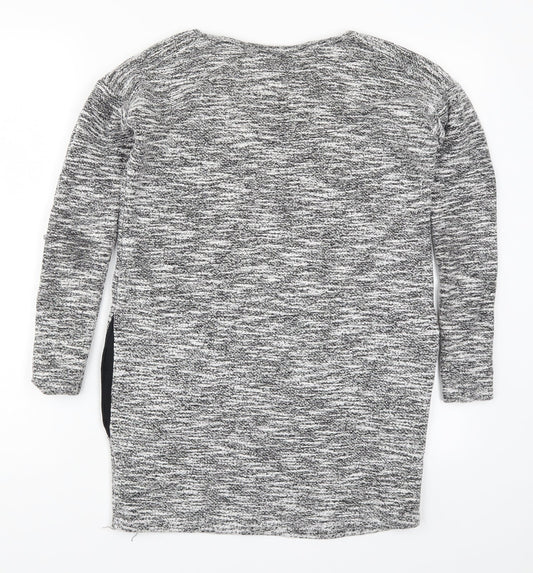 Womens UK Size 6 Miss Selfridge Grey Pullover Jumper