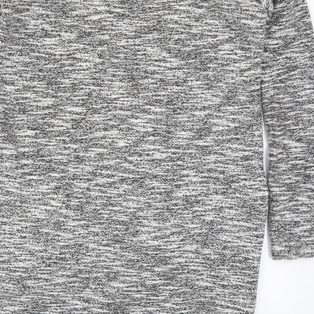 Womens UK Size 6 Miss Selfridge Grey Pullover Jumper