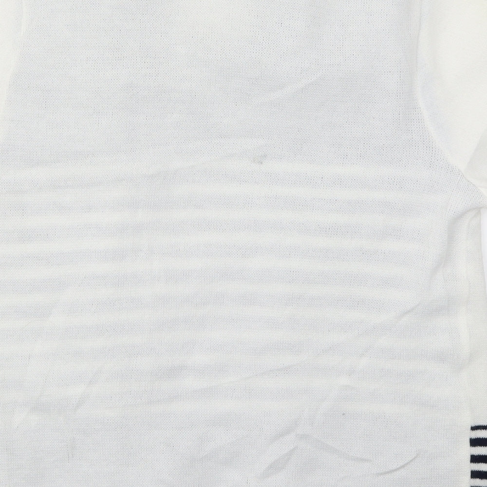 Womens UK Size S Hand to hand White Cardigan Jumper