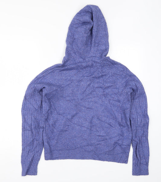 Womens UK Size XS Marks and Spencer Blue Pullover Hoodie