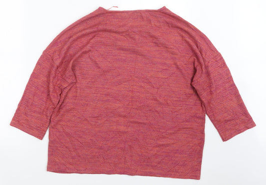 TU Womens Pink Pullover Jumper Size 16
