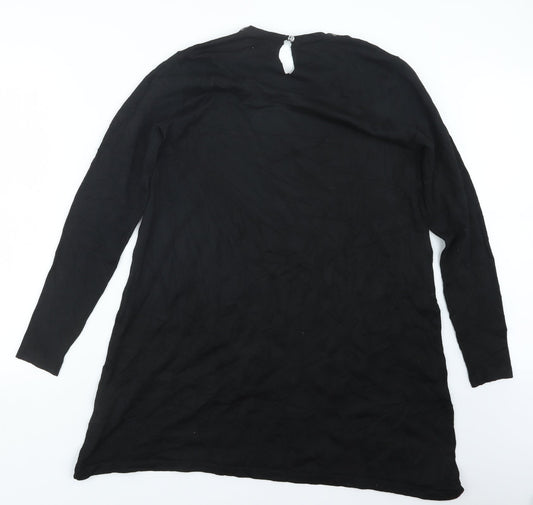 Primark Womens Black Pullover Jumper Size 14