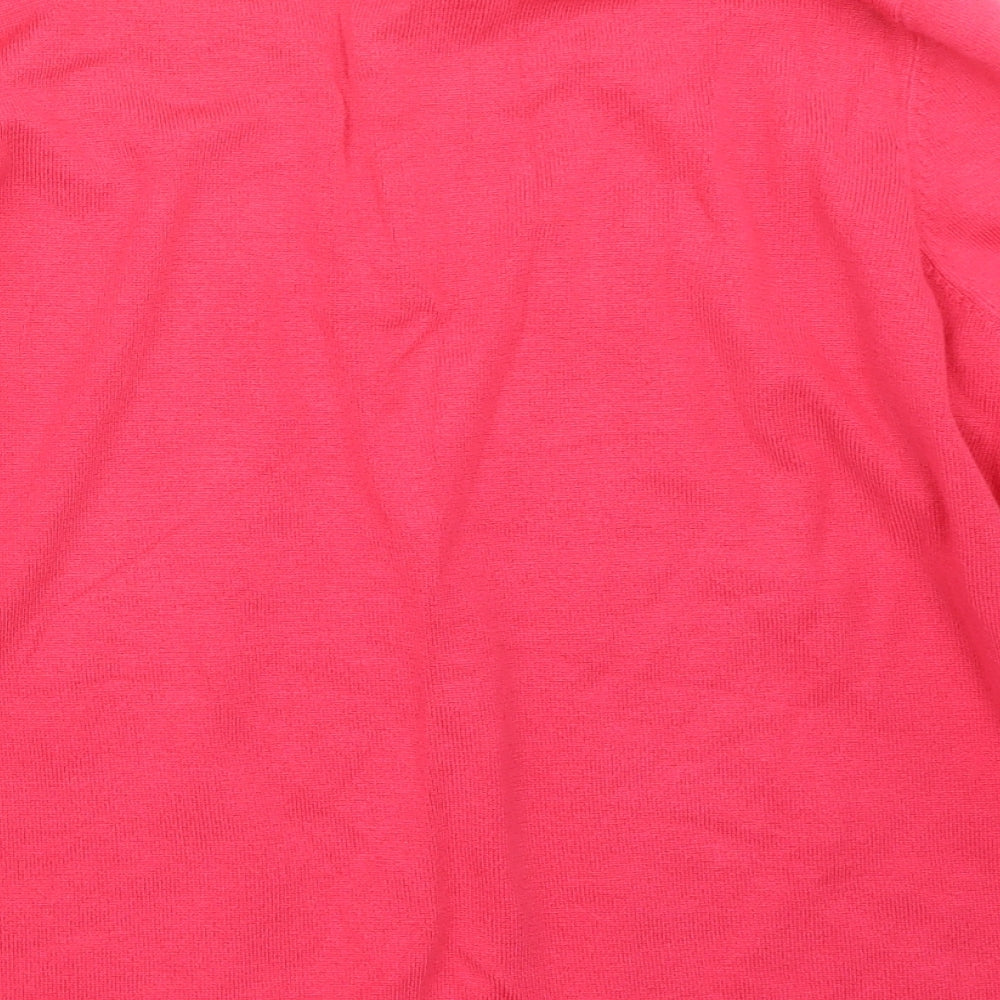Womens UK Size M BM Pink Pullover Jumper
