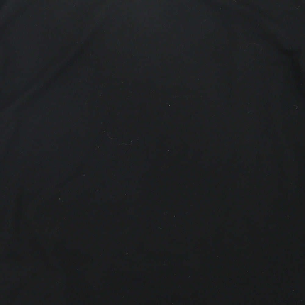 Womens UK Size L Zanzea Black Basic T-Shirt
